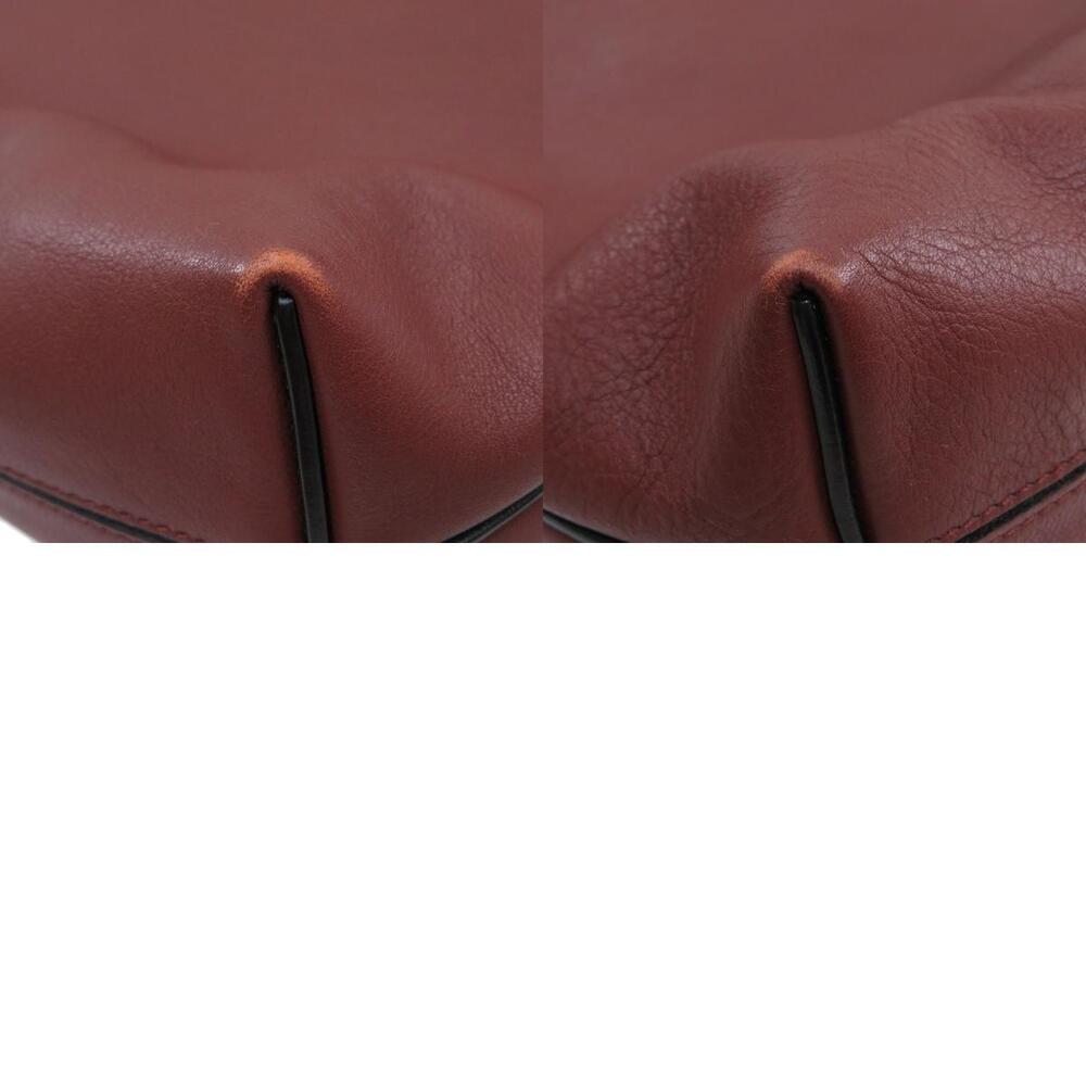Loewe One Shoulder Hobo Logo Shoulder Bag Leather - Picture 10 of 11